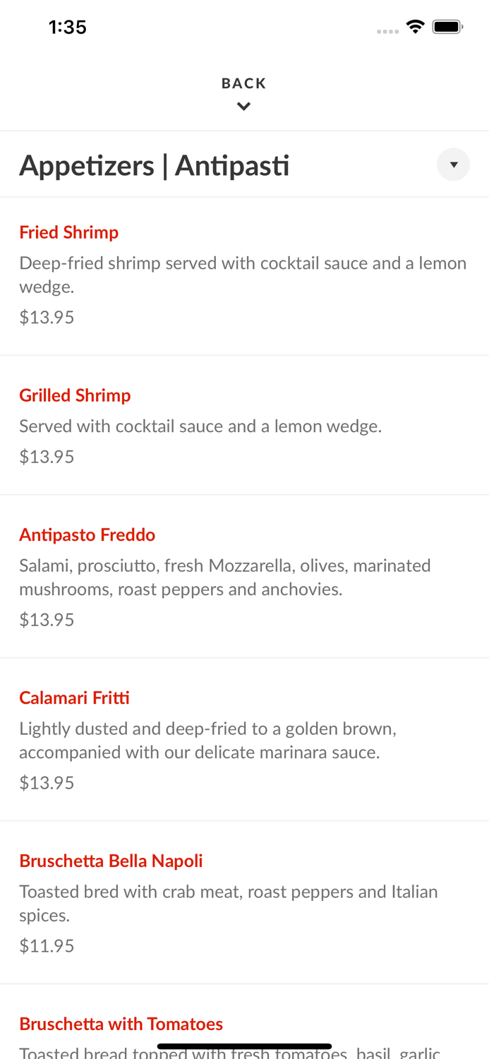 Bella Napoli Restaurant