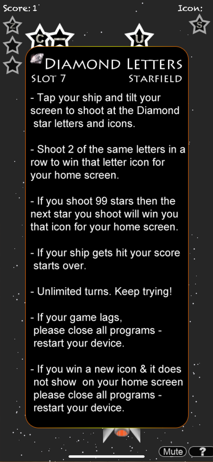 Diamond Letters Slot G