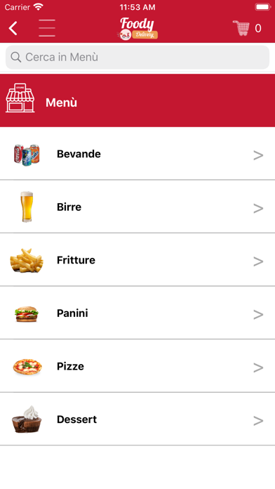 Foody Delivery Demo Screenshot