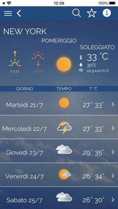 Icona Meteo Screenshot