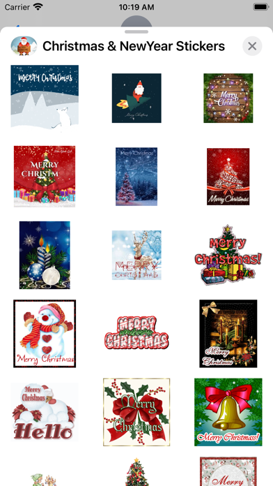 Screenshot #3 pour Merry Christmas & New Year GIF