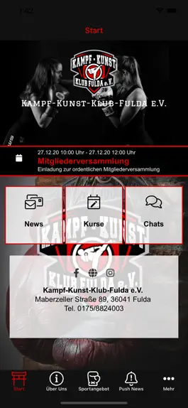 Game screenshot Kampf Kunst Klub Fulda e.V. apk