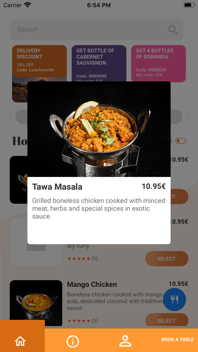 Delhi Darbar Restaurants Screenshot