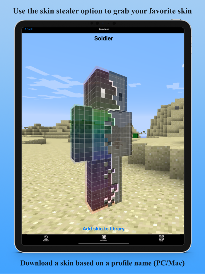 Skin Creator 3D for Minecraft
