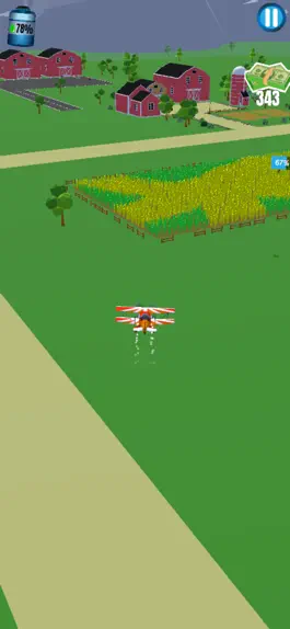 Game screenshot Flying Farmer on the Airplane apk