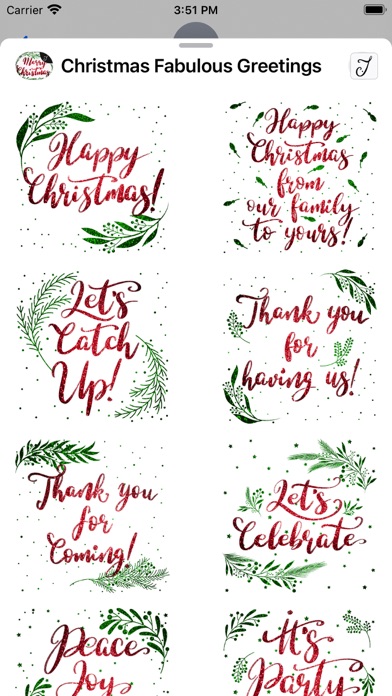 Christmas Fabulous Greetings Screenshot