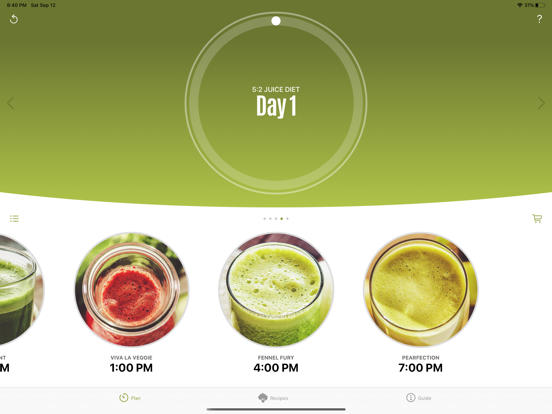 Jason Vale’s 5:2 Juice Diet iPad app afbeelding 1