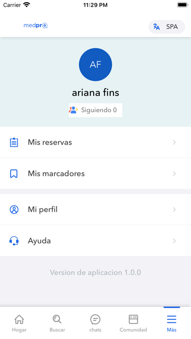 MedPro : Consulta en Linea Screenshot