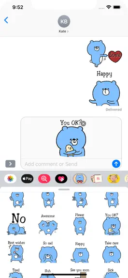 Game screenshot Teddy Bear Stickers Pack hack