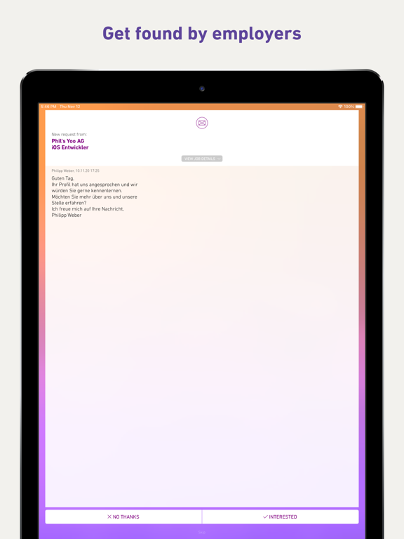 Screenshot #6 pour yooture job search