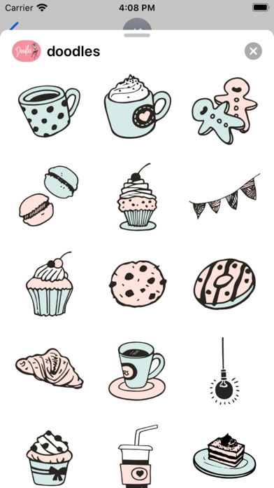 Doodles - Hand drawn stickers Screenshot