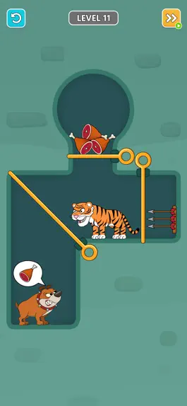 Game screenshot Feed The Animals-Pull Pin Save hack