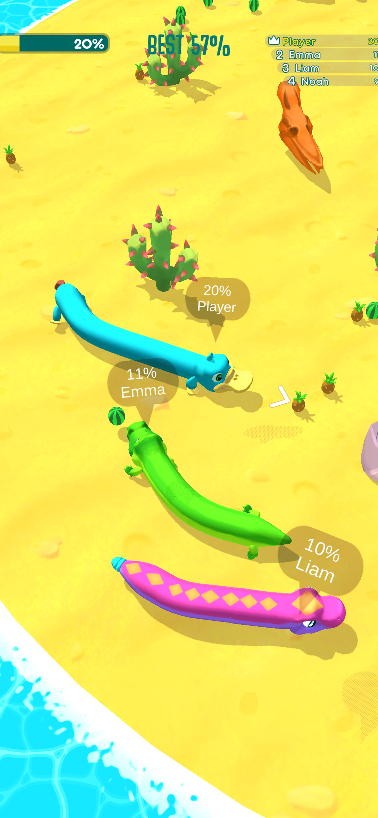 Snake Arena 3D: Battle Rivals!