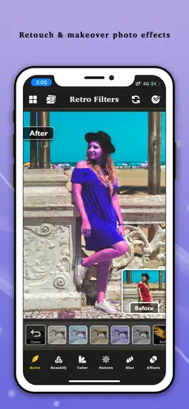 Game screenshot Retro Filters Photo Editor apk