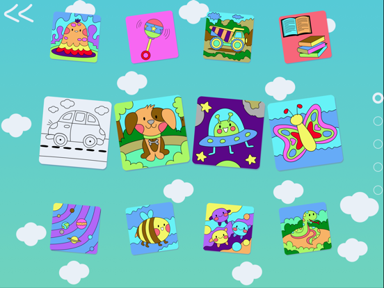 Small Games: Coloring Book iPad screenshot 6 - Education app