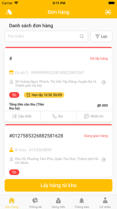 ShipperViet Tài Xế Screenshot