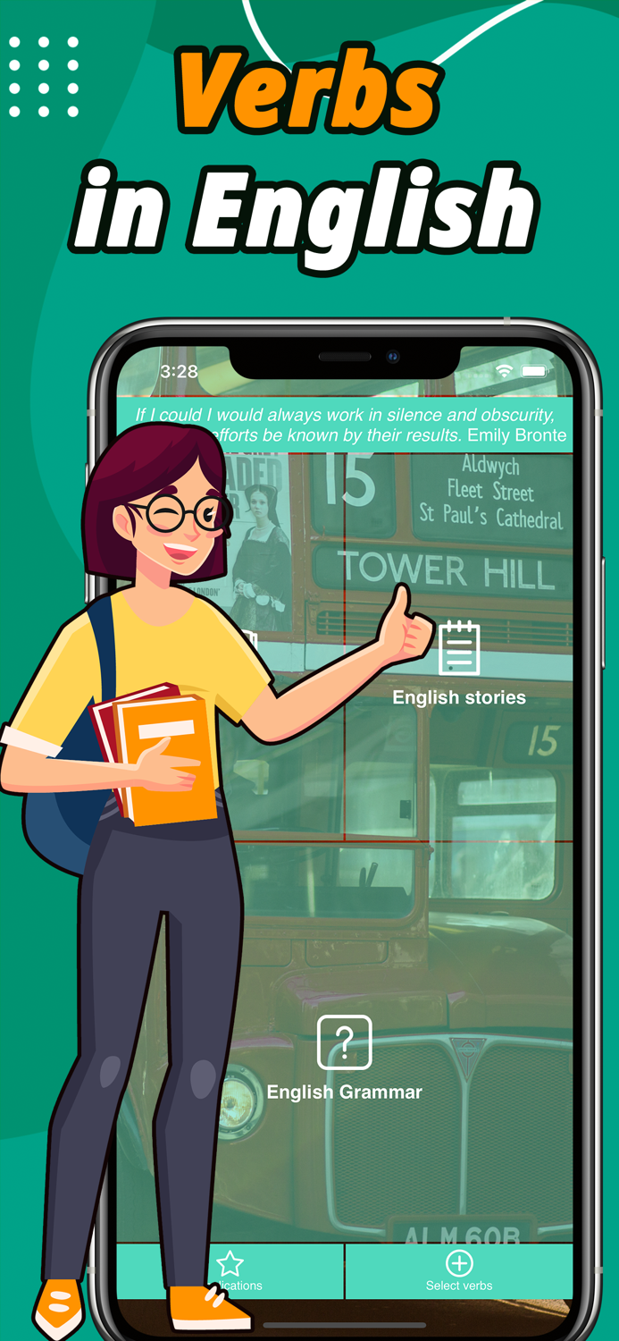 Verbs in English Learn app
