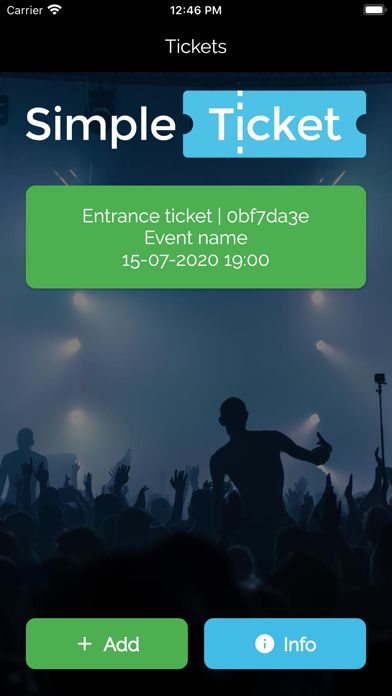 SimpleTicket Wallet Screenshot