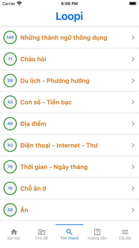 #7. Loopi (iOS) Podle: Tran Cong Nghia