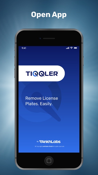 Screenshot #1 pour TIQQLER. Remove License Plates