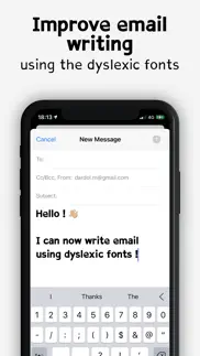 dyslexia font writing doc help iphone screenshot 2