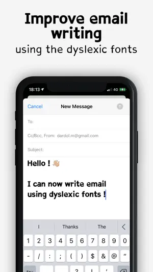 Dyslexia fonts - Accessibility screenshot 2