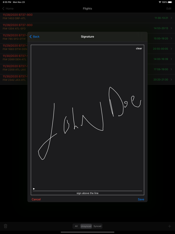 Screenshot #6 pour Logbook Pro Flight Logbook