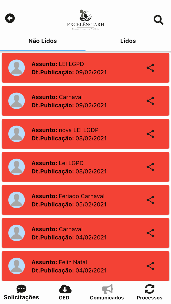 Excelência RH Processos