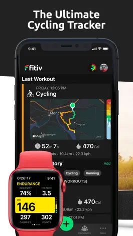 Game screenshot FITIV Ride GPS Cycling Tracker mod apk