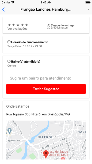 Frangão Lanches Hamburgueria Screenshot