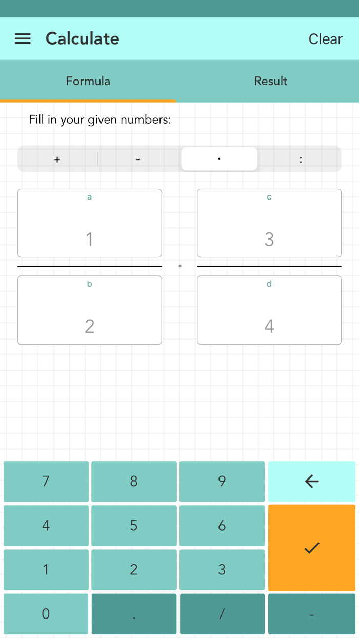 Simple Fraction Calculator