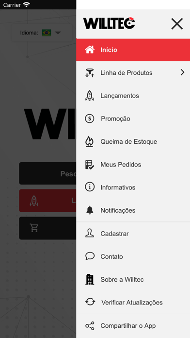 Willtec - Catálogo Screenshot
