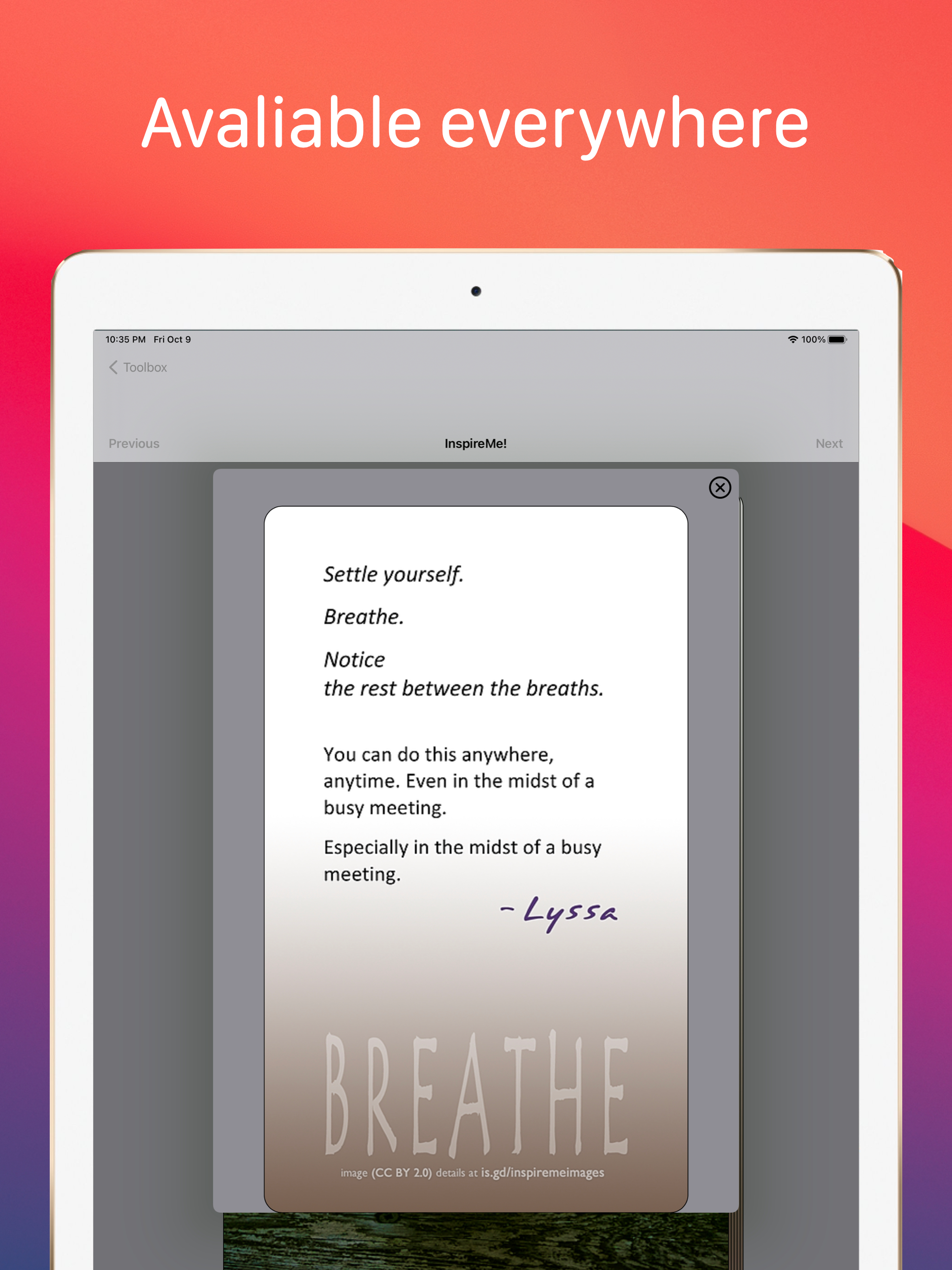 InspireMe! Cards screenshot 10