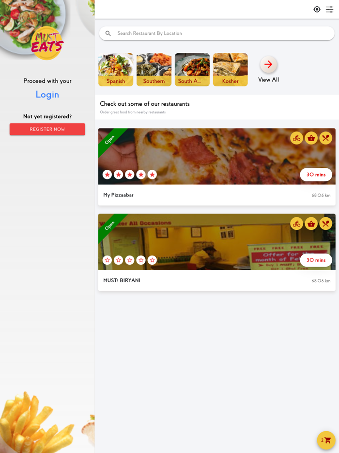 Musteats Customer App
