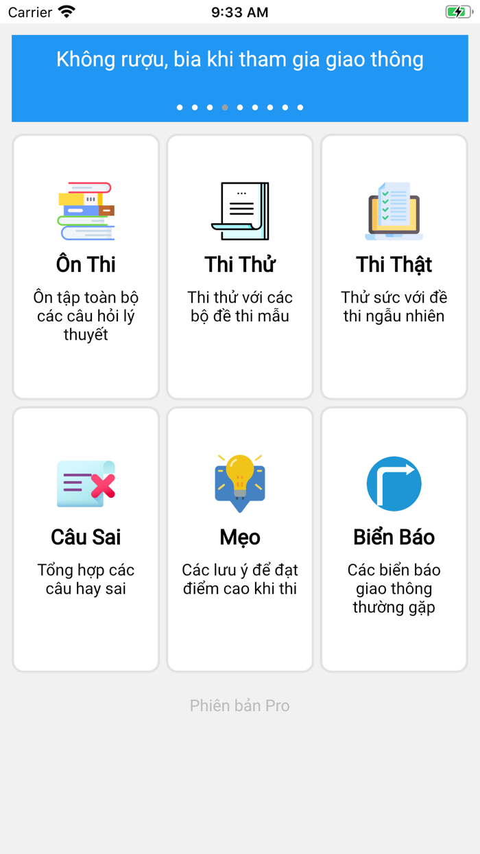 Ôn Thi GPLX Máy A1 Pro