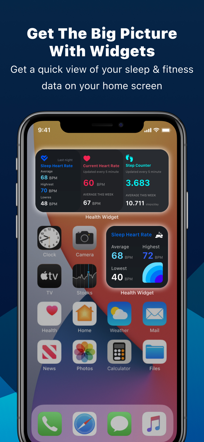 Health Widget and Sleep Tracker