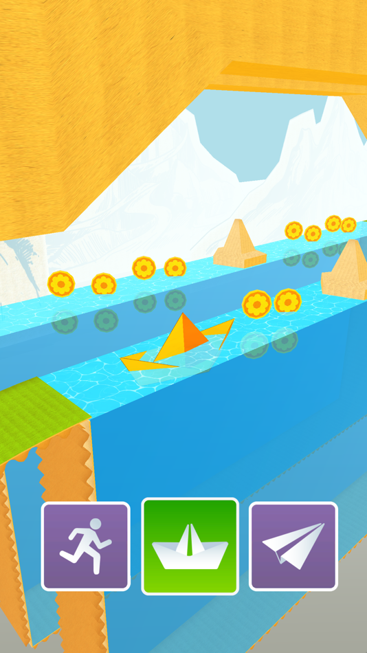 #3. Paper Race 3D (iOS) 由: MIKHAIL AGAFONOV