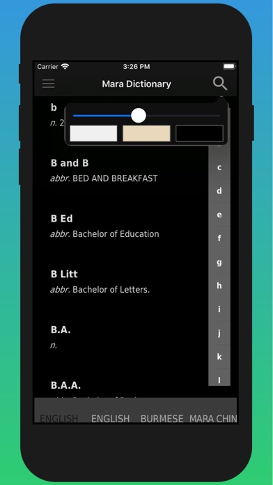 Mara Dictionary Screenshot 4 - AppWisp.com