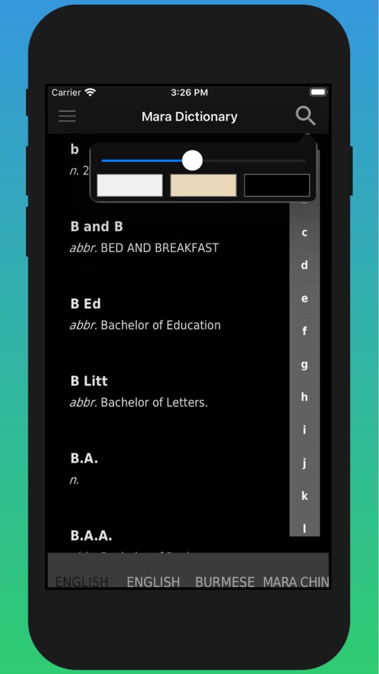 #4. Mara Dictionary (iOS) Podle: MARA EVANGELICAL CHURCH IN INDIANAPOLIS, CORP