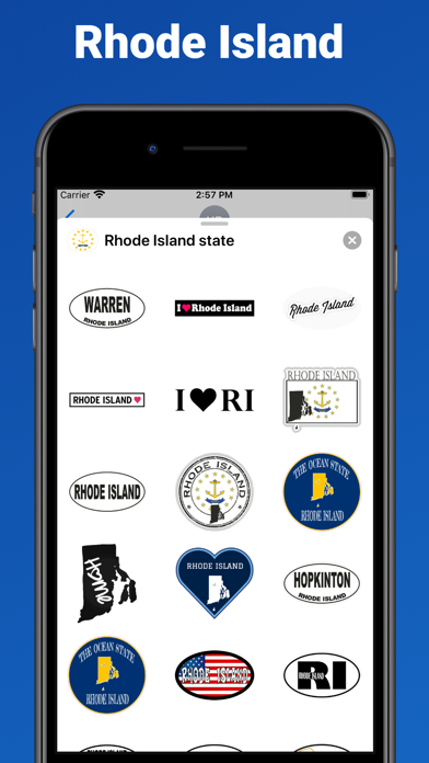 Rhode Island emoji - stickers Screenshot