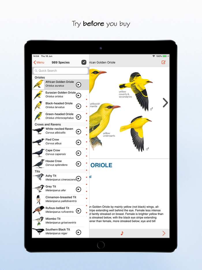 Sasol eBirds South Africa LITE