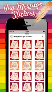 hug message stickers iphone screenshot 3