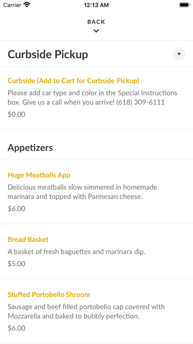 Cordavino's Italian Kitchen Screenshot