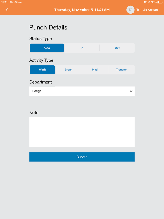 Screenshot #6 pour Paycor Time Kiosk