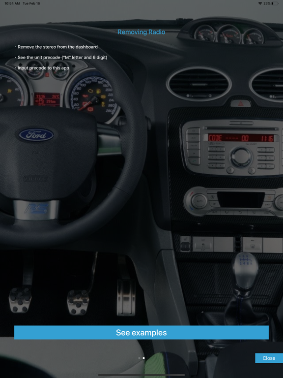 Radio Code for Ford M iPad app afbeelding 4