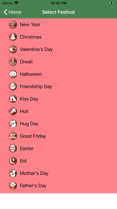 All Festival SMS and Greetings Screenshot