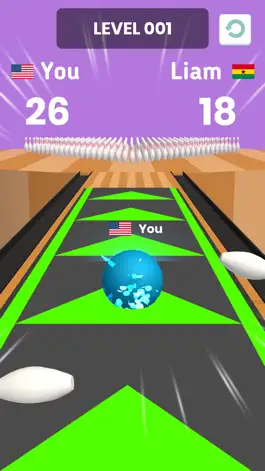 Game screenshot Bowling Run 3D apk