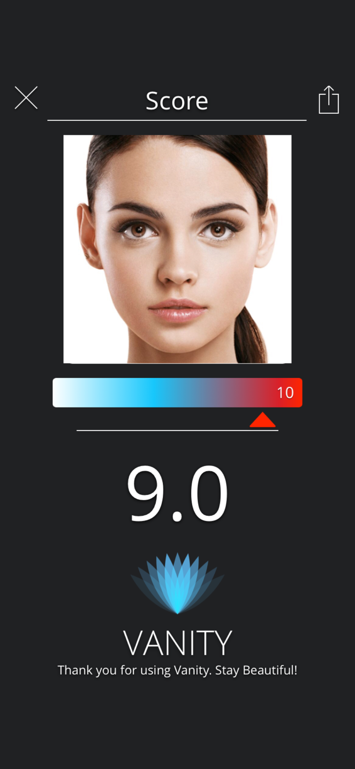 Vanity App - Face Test