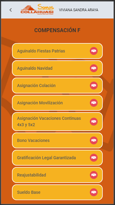 Personas Collahuasi Screenshot