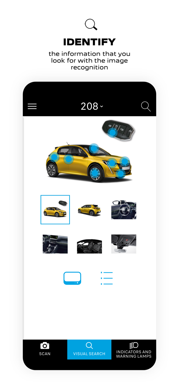 Scan MyPeugeot App